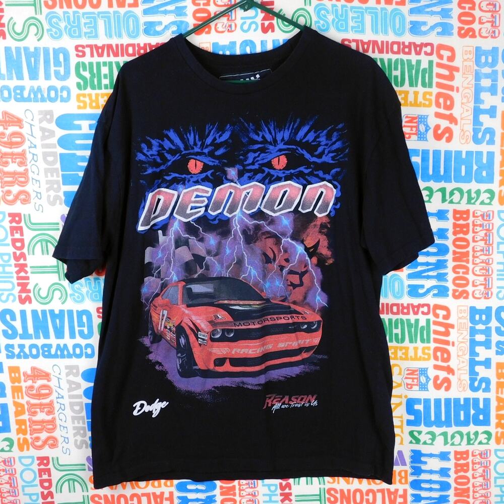 Reason X Dodge Demon T Shirt Size XL Big Graphic Limited Edition Collaboration